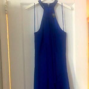 Theia Blue Tiered  Gown